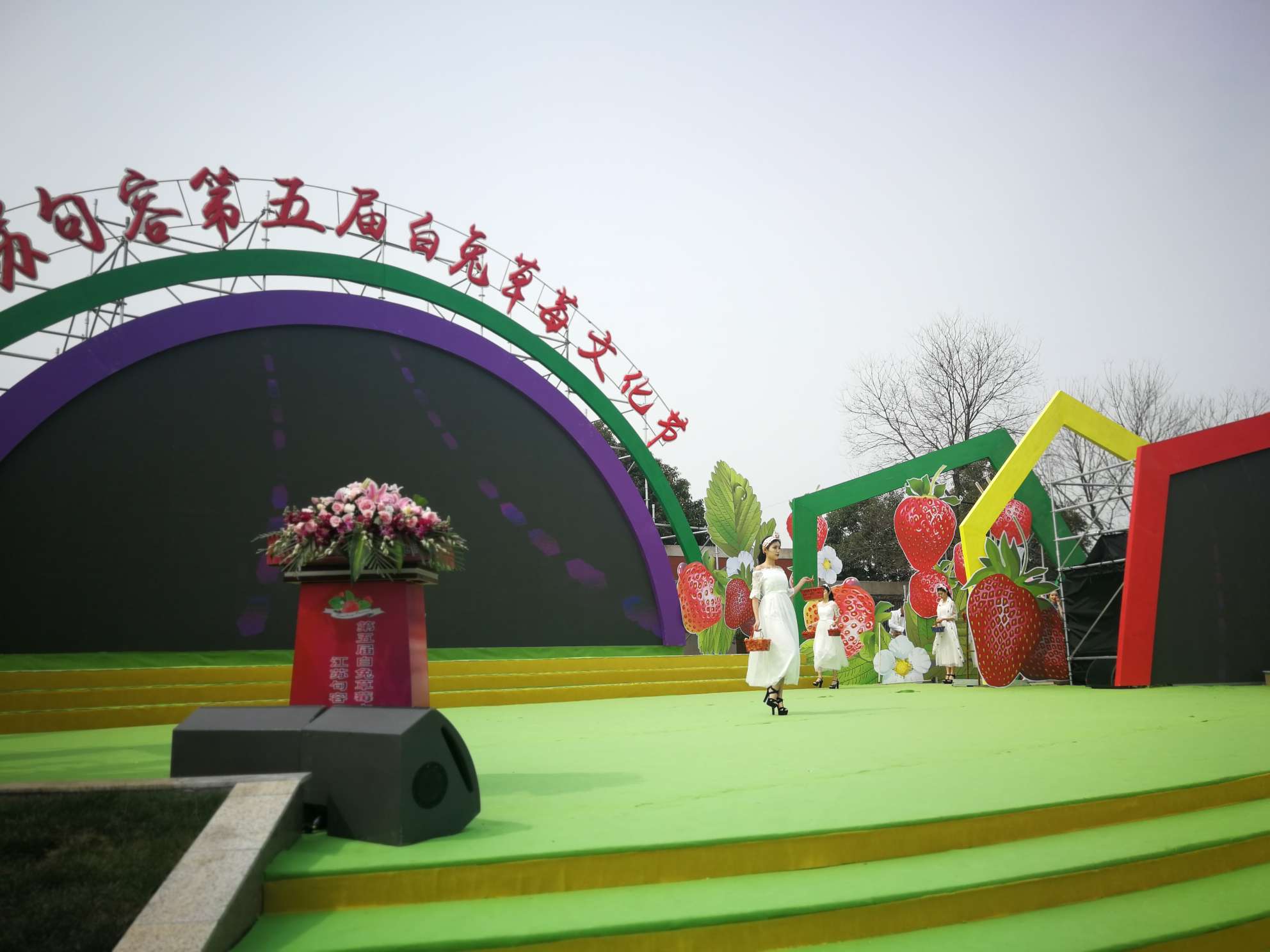 句容白兔第五届草莓文化节来一波图片