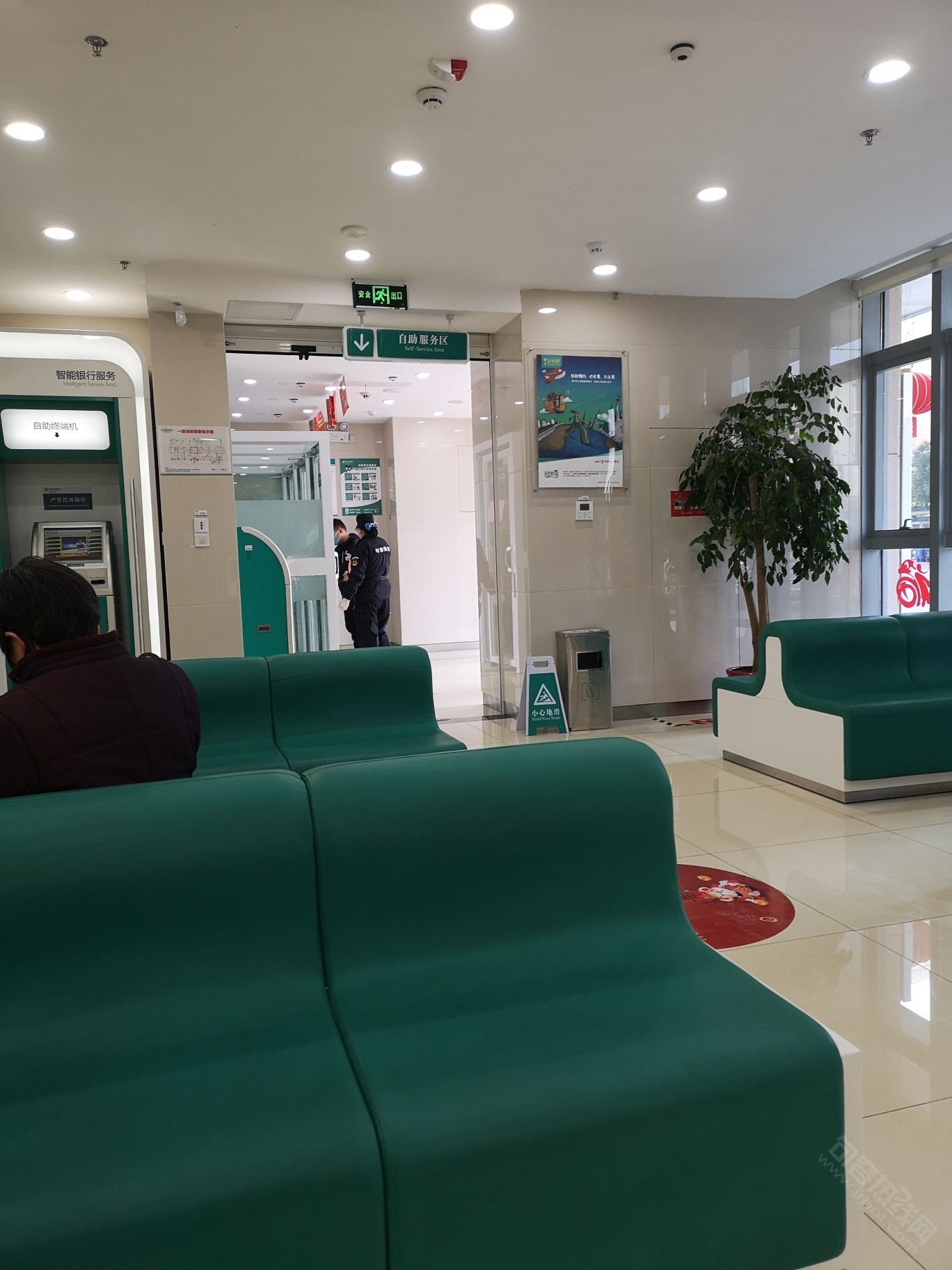 农业银行自动取款机已消毒