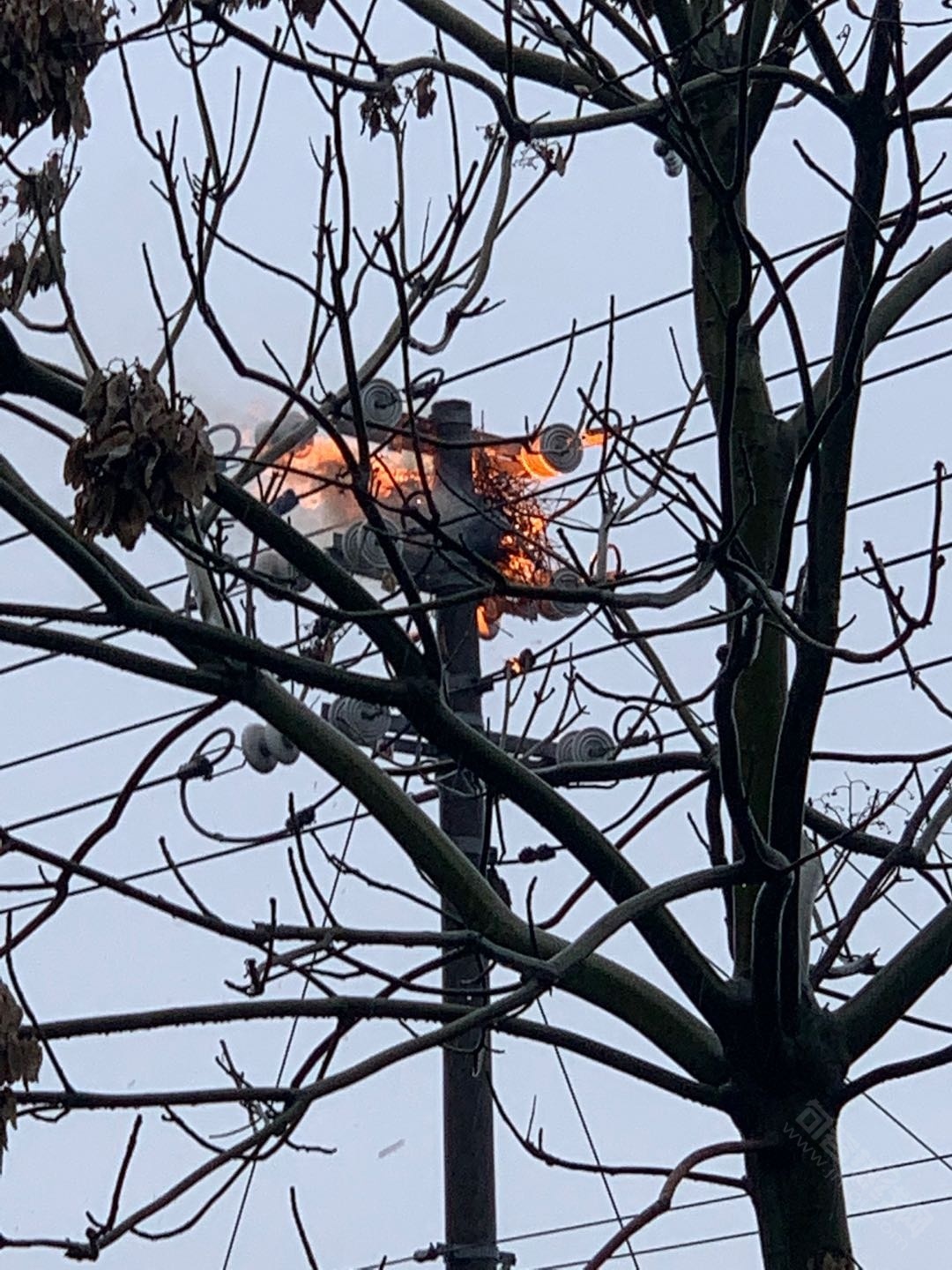 我市多处电路着火