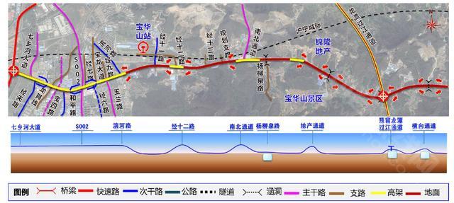 g312国道 句容段快速化改造 宝华镇段 下蜀镇段