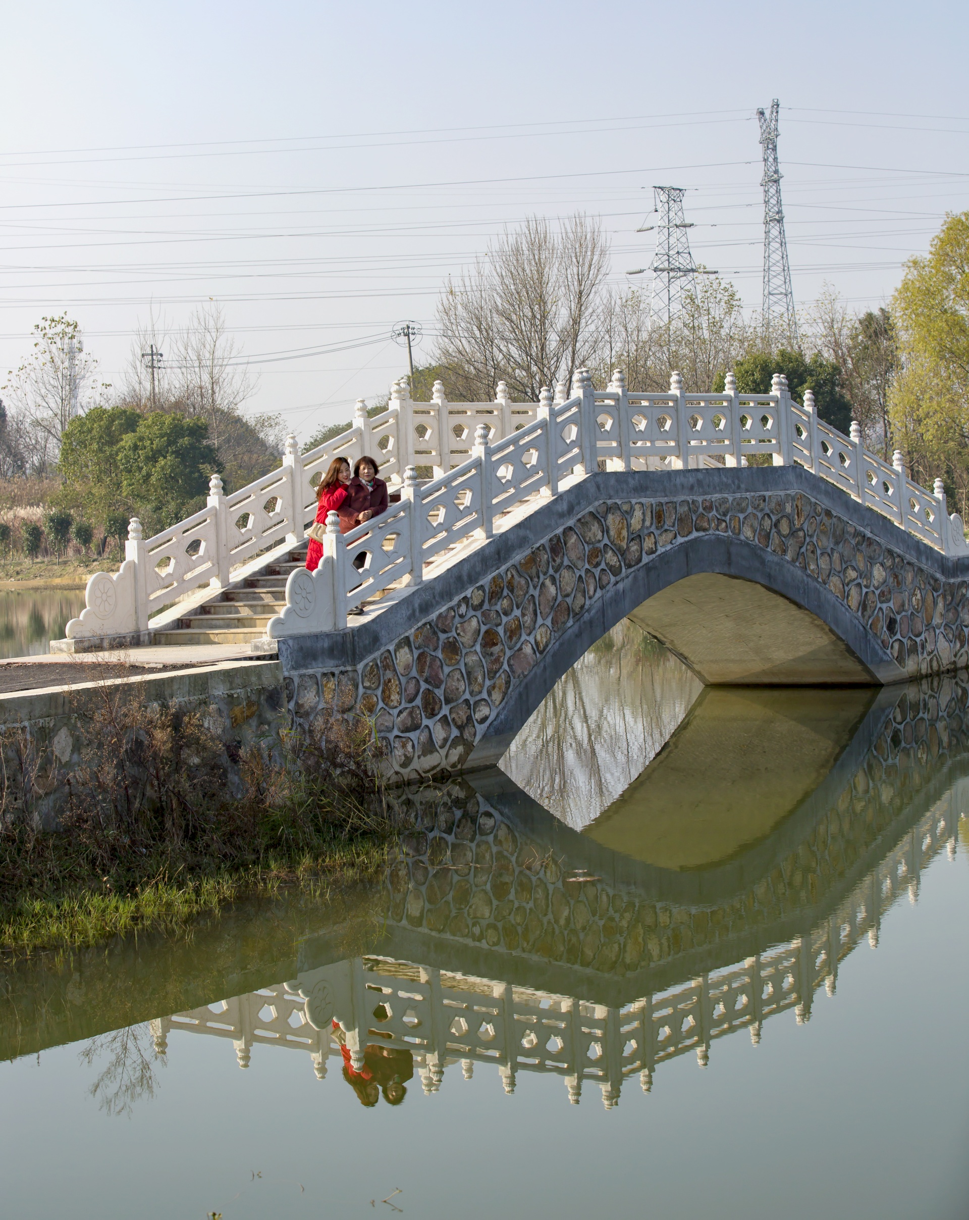 二圣水库(茅山湖)一景