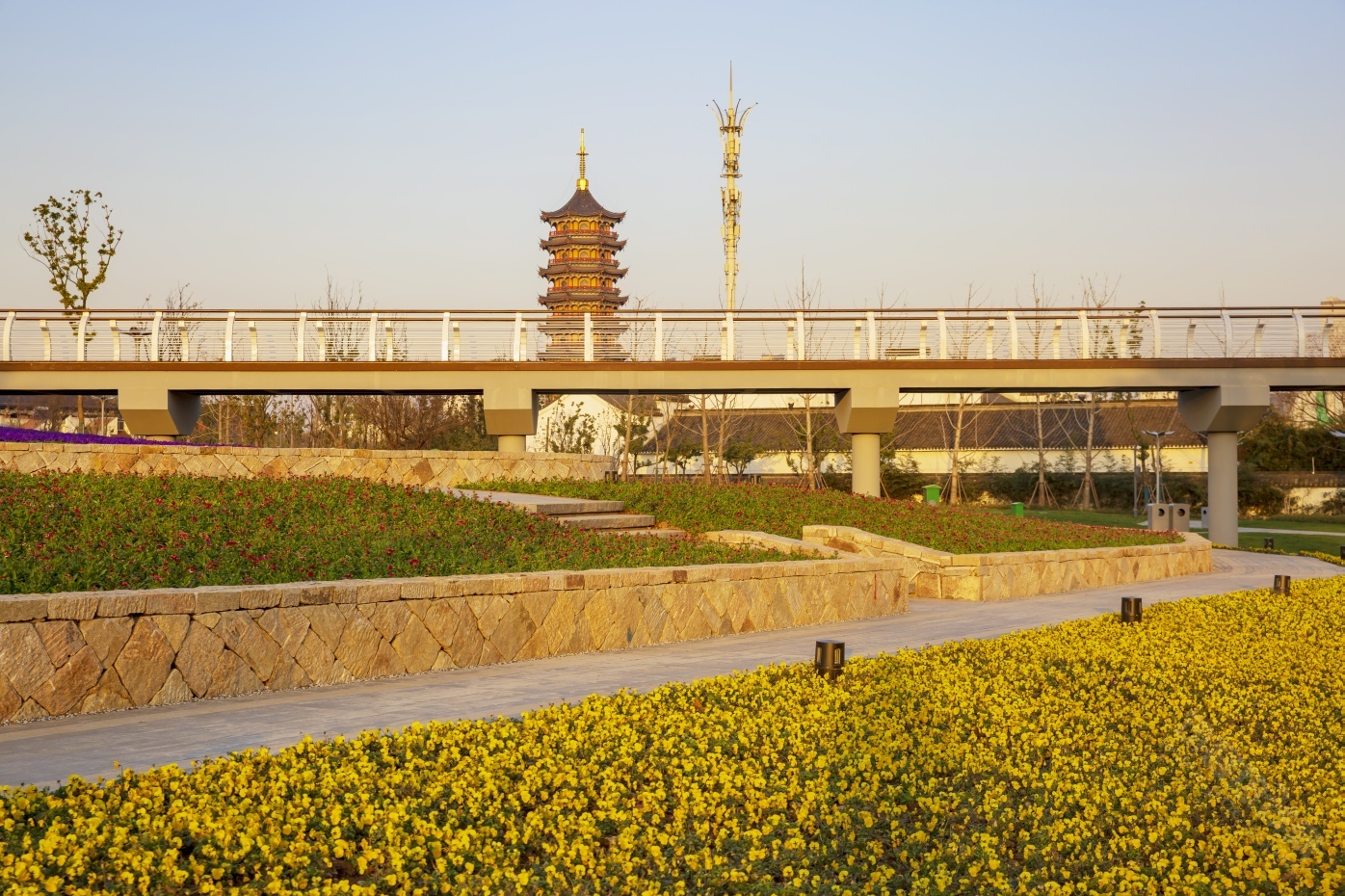 图说华阳公园:天桥花园